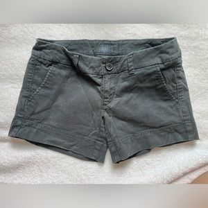 AE MIDI Twill Shorts, Navy, Size 00